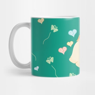 Happy Havanese Dog and Butterflies Mug